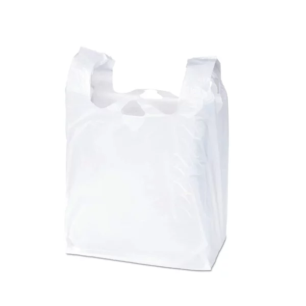 HDPE WHITE T-SHIRT PRINRED / PLAIN BAGS